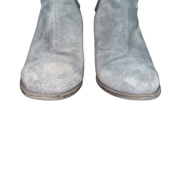 Vionic Naomi Snake Gray Suede Snakeskin Ankle Boots Size 7.5 - Picture 3 of 13